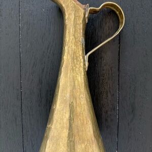 ❗️SOLD❗️Early Russian hammered brass and copper jardiniere or kettle